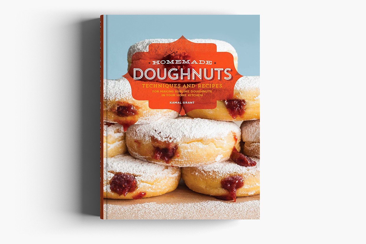 Homemade Doughnuts Cookbook Cover Design